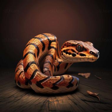 3D model Lampropeltis elapsoides (STL)